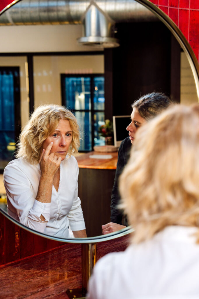 A facial assessment in progress at The Centre for Medical Aesthetics, Surry Hills