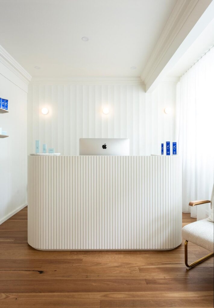 Reception at The Centre for Medical Aesthetics, Surry Hills