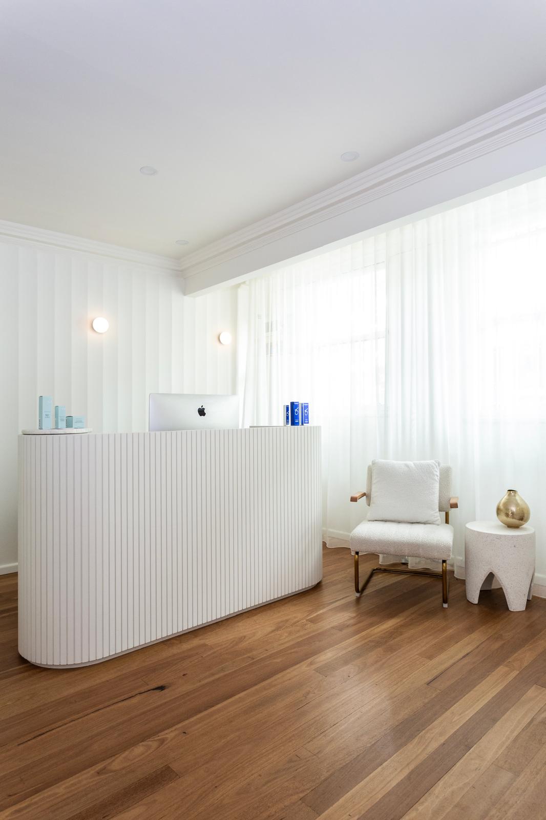 Consulting and treatment space at The Centre for Medical Aesthetics, Surry Hills