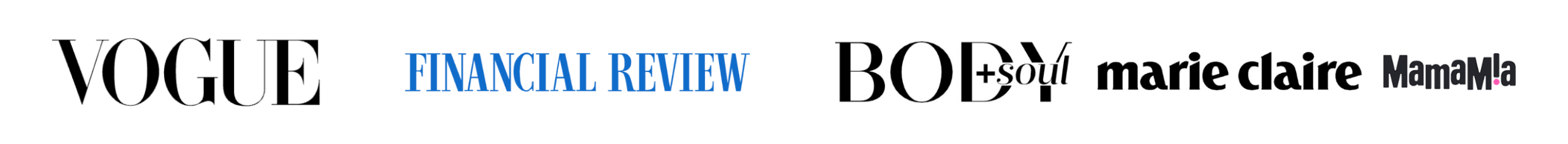 Vogue Australia, Financial Review, Body+Soul, Marie Claire and Mamamia have featured The Centre for Medical Aesthetics